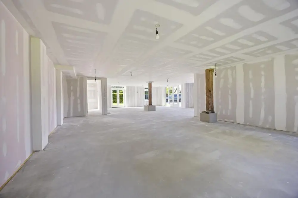 The ground floor: spacious, light and ready to be finished to your own wishes and ideas