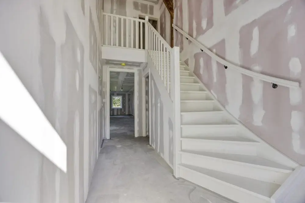 The staircase to the first floor